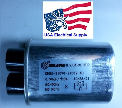 #ad Microwave Oven H.V. High Voltage Capacitor Model: CH85 21090 2100VAC 090uF $12.64