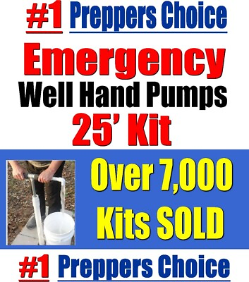 #ad Hand Pump Hand Well Pump for Emergency Hand Water Well Pump 25#x27; EZ DIY $458.00