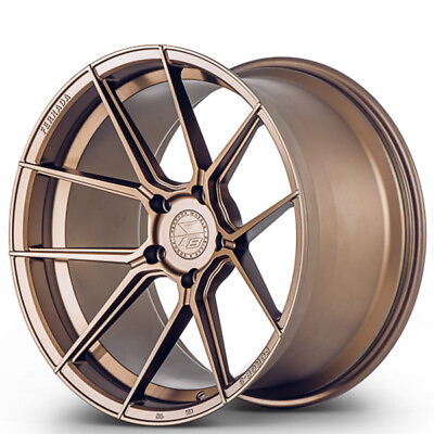 #ad 4ea 20x9 20x10.5quot; Staggered Ferrada Wheels F8 FR8 Matte Bronze Rims S3 $2199.00