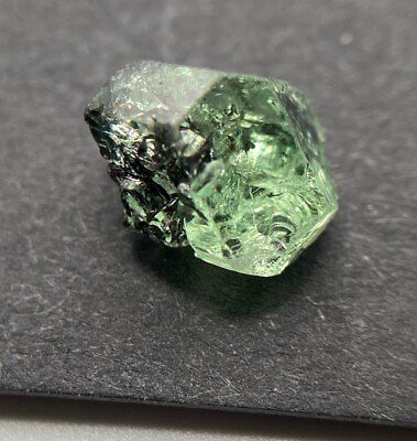 #ad 4.38 ct green Tsavorite garnet crystal Merelani Hills Tanzania $100.00