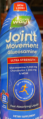 #ad Nature#x27;s Way Joint Movement Glucosamine Extra Strength 33.8 oz Exp 03 2025 $26.00