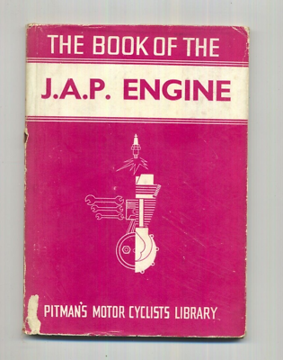 #ad J.A.P Engine Book 1948 SV OHV AJW Cotton JAP Pitman Shop Repair Manual EZ21 GBP 33.99
