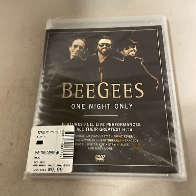 #ad Bee Gees: One Night Only DVD 1997 NEW SEALED $21.95