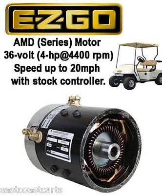 #ad EZGO 36 volt SERIES Golf Cart High Speed Motor 20mph with stock controller $829.00