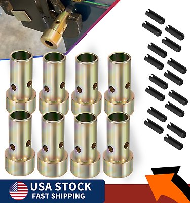 #ad 4 Pairs of Cat 1 Quick Hitch Adapter Bushings Set for Category I 3 Point Tractor $77.50