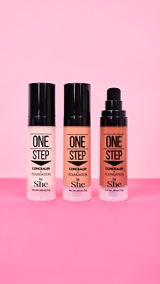 #ad YOU PICK SHADE S.he “One Step” 2 in 1 Concealer Foundation 12 SHADES $9.99
