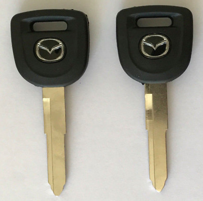 #ad 2Pcs Mazda 2 3 5 6 04 14 MZ34 MZ24RT17 Transponder Key Blank USA SELLER $22.00