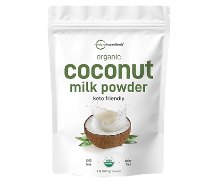 #ad Organic Coconut Milk Powder 2 Pound 32 Ounce Plant Based Creamer $20.00