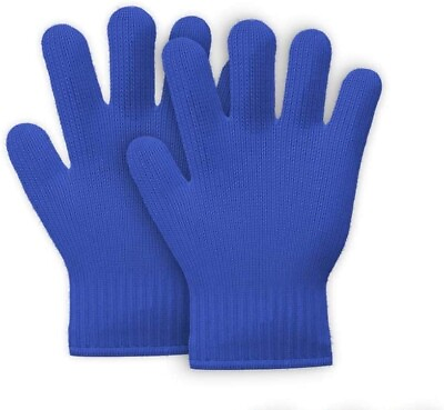 #ad Oven Gloves Cooking Cotton Mitt Heat Protection Heat Resistant Oven Gloves Blue $17.97