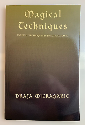 #ad Magical Techniques by Draja Mickaharic Magical Studies Occult $9.99