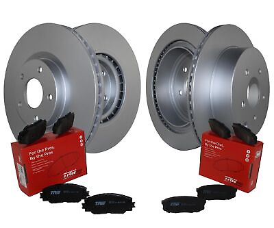 #ad Front amp; Rear Brake Kit Disc Rotors amp; TRW Pro Ceramic Pad Set For Infiniti M Q QX $204.95