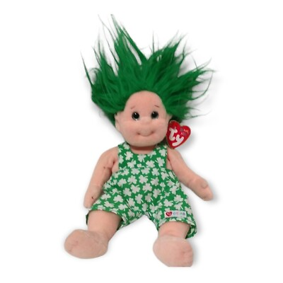 #ad TY Beanie Baby Kid St. Patrick#x27;s Day SHENANIGAN Stuffed Plush Doll $10.00