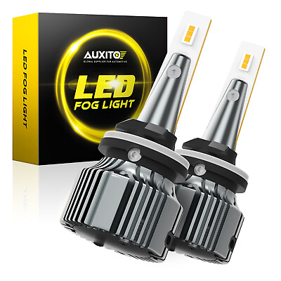 #ad AUXITO Pair 880 LED 3000K Daytime Running Fog Light Bulbs 892 886 Golden Yellow $22.79