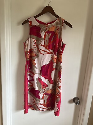 #ad Ladies Dress Vince Camaro Sleeveless Size 8 Preowned But Great amp; Gold Zipper. $23.00