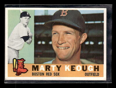 #ad 1960 Topps 71 Marty Keough Boston Red Sox Vintage Baseball Card $2.99