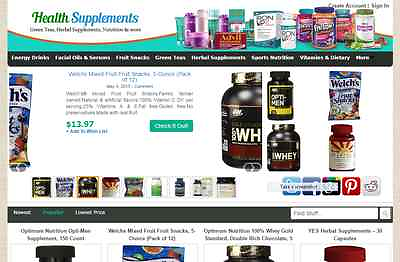 #ad Automated Affiliate Nutrition Store Website Free InstallationHosting $12.00