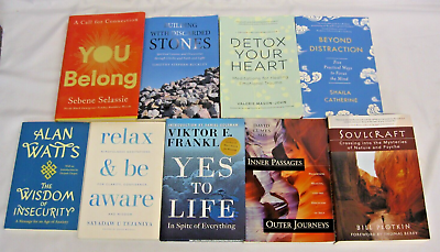 #ad Mental Health Yes to Life Self Help Anxiety Awareness Mindfulness 9 Book Lot $52.77
