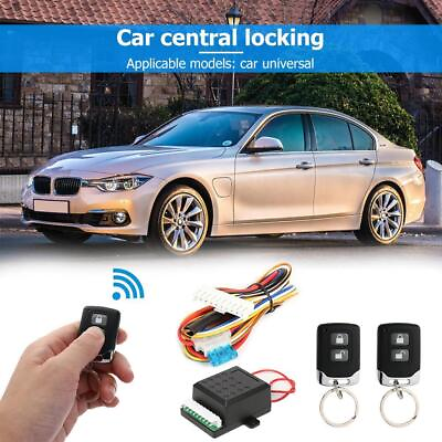 #ad Car Remote Central Door Locking Kit Auto Keyless Entry Alarm System 401 T242 $14.62