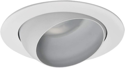 #ad NICOR Lighting 4 inch White Adjustable Eyeball Trim for 4 inch Housings 19506WH $18.39