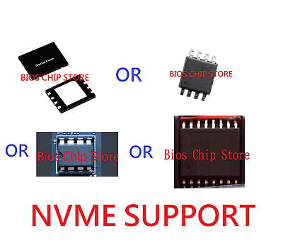 #ad Modded BIOS CHIP ASRock ASUS Gigabyte MSI EVGA motherboardsupport PCIE NVMe SSD $16.00