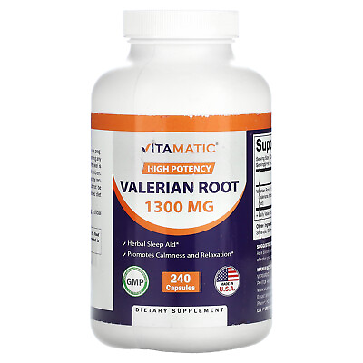 #ad Valerian Root High Potency 1300 mg 240 Capsules $16.67