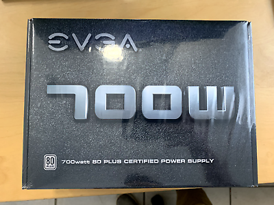 Evga 700 W1 80 700W 3 Year Power Supply 100 W1 0700 K1 NEW $69.99