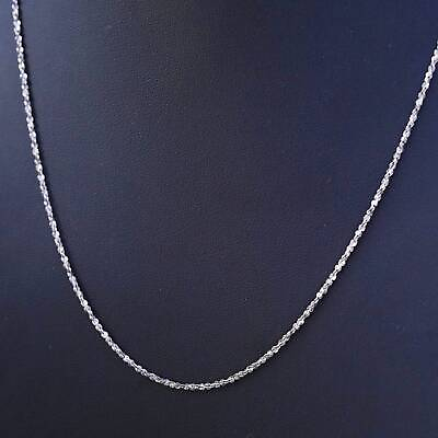 #ad 20” sterling silver Italy 925 silver twisted s chain sterling silver necklace $20.00