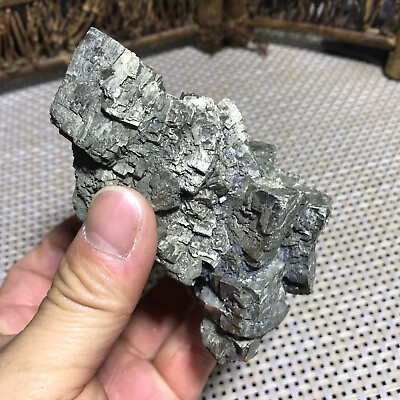 #ad 815g Natural Pyrite Cube Crystals Cluster Healing Mineral Specimen Peru 02 $89.99