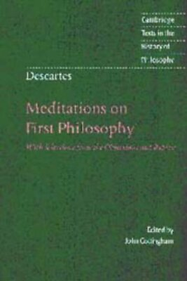 #ad DESCARTES: MEDITATIONS ON FIRST PHILOSOPHY: WITH By Renamp;#233; Descartes $34.75