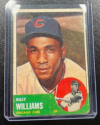 #ad 1963 Topps Set Break #353 Billy Williams VINTAGE Baseball $12.99