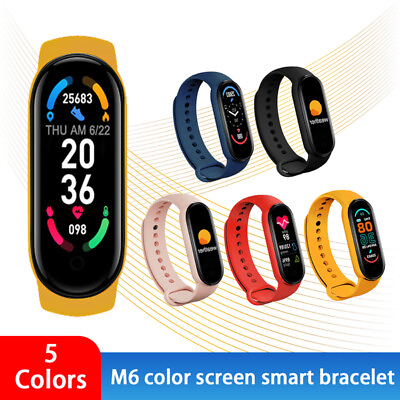 #ad Smart Band Tracker Blood Pressure Heartrate Wristband Fitness Watch Bracelet $6.29