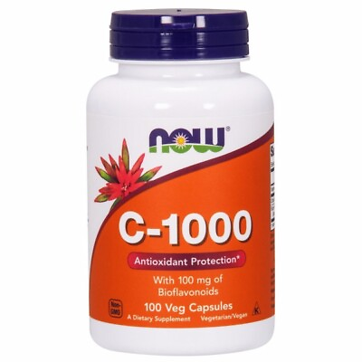 #ad VitaminC 1000 With 100 mg of Bioflavonoids 100 Caps By Now Foods $12.77