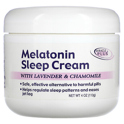 #ad Melatonin Sleep Cream With Lavender amp; Chamomile 4 oz 113 g $12.99