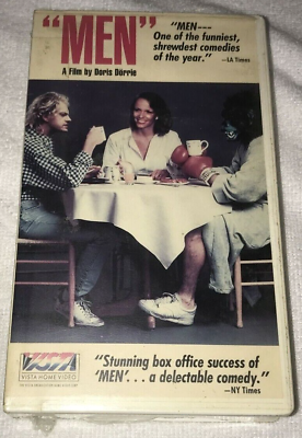 #ad Vista Home Video Men VHS 1985 Doris Dorrie Video Movie Rental Plastic Case $7.69