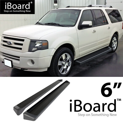 #ad Running Board Style Side Step 6in Black Fit Ford Expedition EL 07 17 $209.00