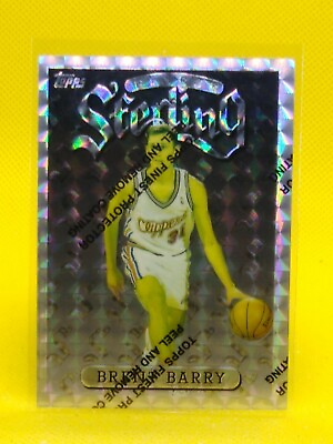 #ad Brent Barry 1996 97 Topps Finest SILVER UNCOMMON REFRACTOR #111 $15.00