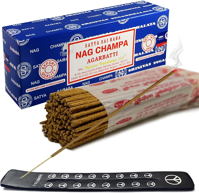 #ad Incense Stick Holder Bundle with Satya Sai Baba Nagchampa 250G Incense $25.99