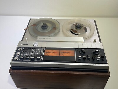#ad Vintage AMPEX AX 300 Reel to Reel Tape Recorder Runs Not Fully Tested AS IS $345.00