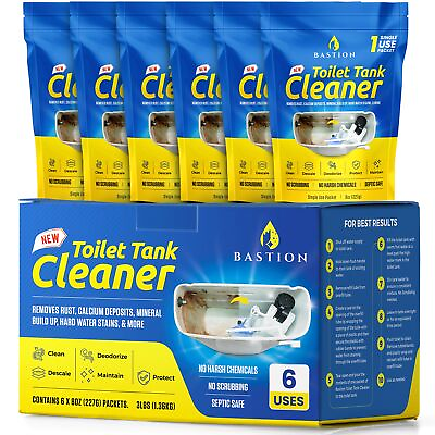 #ad Toilet Tank Cleaner 6 Uses. Removes Rust Mineral Deposits Hard Water Stains $22.95