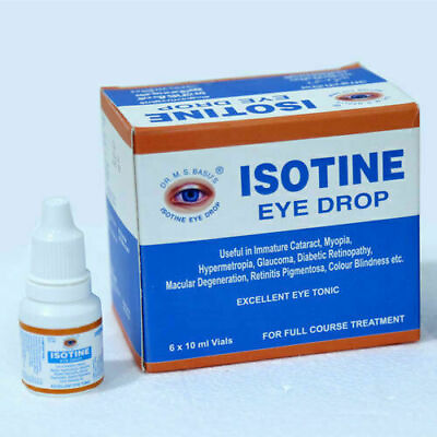 #ad 6 X ISOTINE PLUS EYE DROPS amp; Gold BEST TREATMENT Pure herbs and... $34.27