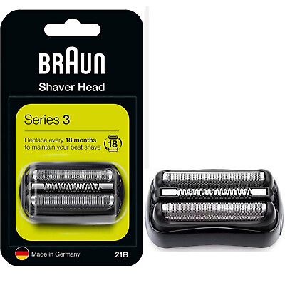 #ad 21B Replacement Shaver Foil Head Cassette ProSkin for Braun Shavers Series 3 $17.47
