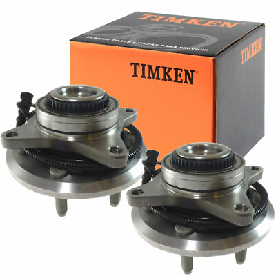 #ad 4WD Timken Front Wheel Bearing Hub Assembly Pair For 2011 2014 F 150 Expedition $201.66