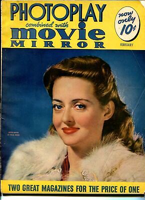 Photoplay 2 1941 Bette Davis cover Ginger Rogers Tyrone Power Cisco Kid VG $70.00