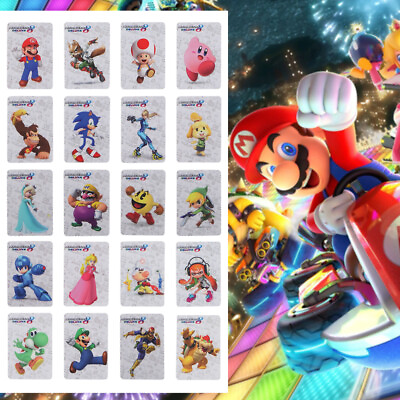 #ad 20 PCS Amiibo Mario Kart 8 Deluxe Amiibo NFC Game Cards For Switch Hot Sale $14.36