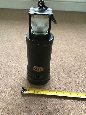 #ad Vintage Rare Unusual Youle amp; Co Rotherham Surveyors Mining lamp GBP 76.76
