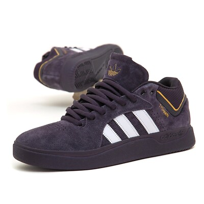 #ad Adidas Tyshawn Men’s Sneakers Skateboarding Shoe Purple Suede Trainers #908 $69.95