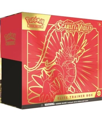 #ad Pokémon TCG Scarlet amp; Violet Koraidon Elite Trainer Box ETB $34.99