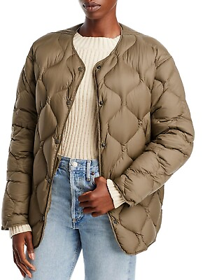 #ad Rag amp; Bone B6805 Green Womens Rudy Liner Down Quilted Jacket Size L $376.20