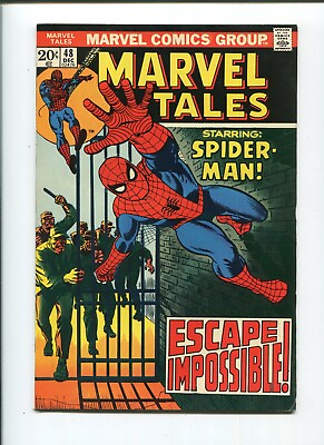 #ad Marvel Tales #48 Dec 1973 Romita Jim Mooney Stan Lee Spider Man VF $9.87