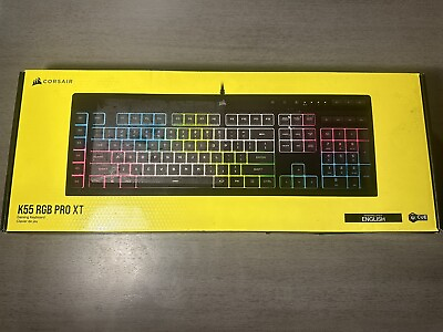 Corsair K55 RGB PRO Wired Gaming Keyboard Black CH 9226765 NA $28.99